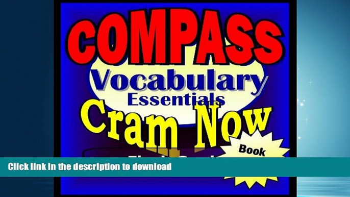 FAVORITE BOOK  COMPASS Prep Test VOCABULARY ESSENTIALS Flash Cards--CRAM NOW!--COMPASS Exam