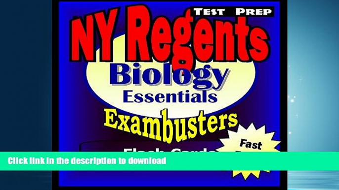 READ BOOK  NY Regents Biology-Living Environment Test Prep Review--Exambusters Flashcards: New