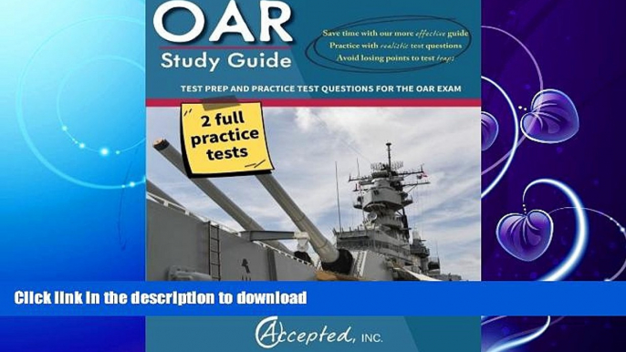 READ  OAR Study Guide: OAR Test Prep and Practice Test Questions for the Officer Aptitude Rating