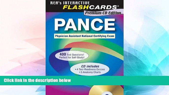 Big Deals  PANCE (Physician Assistant Nat. Cert Exam) Flashcard Book w/CD-ROM (PANCE Test