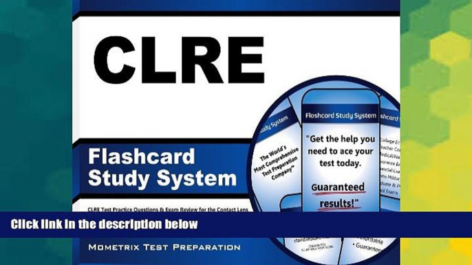 Big Deals  CLRE Flashcard Study System: CLRE Test Practice Questions   Exam Review for the Contact