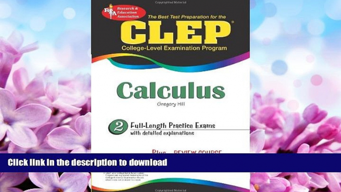 READ  CLEPÂ® Calculus (CLEP Test Preparation)  GET PDF