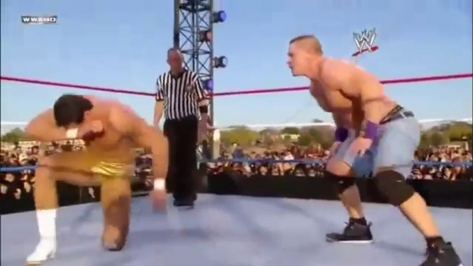 John Cena & Rey Mysterio & Randy Orton VS Wade Barret & The Miz   Alberto Del Rio Full Match