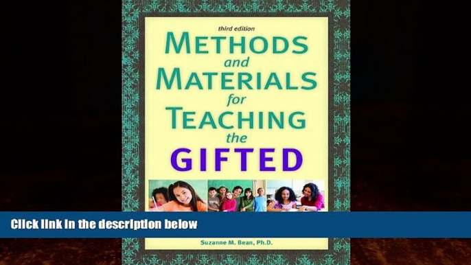 Big Deals  Methods And Materials For Teaching The Gifted  Best Seller Books Best Seller