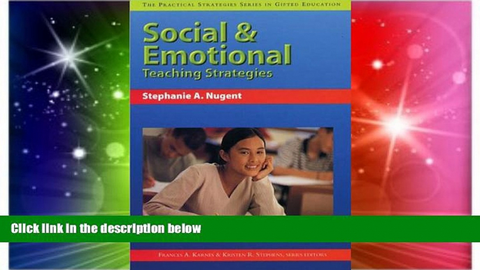 Big Deals  Social   Emotional Teaching Strategies (Practical Strategies Series in Gifted