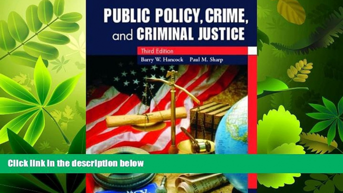 FAVORITE BOOK  Public Policy, Crime, and Criminal Justice (3rd Edition)