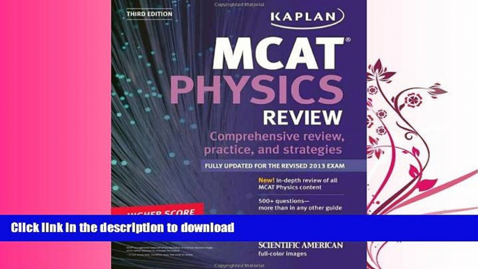 GET PDF  Kaplan MCAT Physics Review Notes (Kaplan Test Prep)  BOOK ONLINE