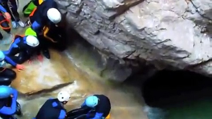 Canyoning proche des Gorges du Verdon: le Riolan