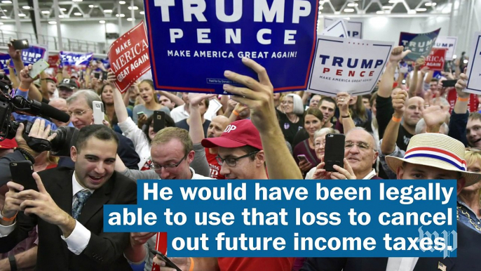 How Trump could have avoided paying income taxes for 18 years