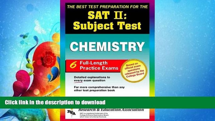 READ  SAT II: Chemistry (REA) -- The Best Test Prep for the SAT II (SAT PSAT ACT (College