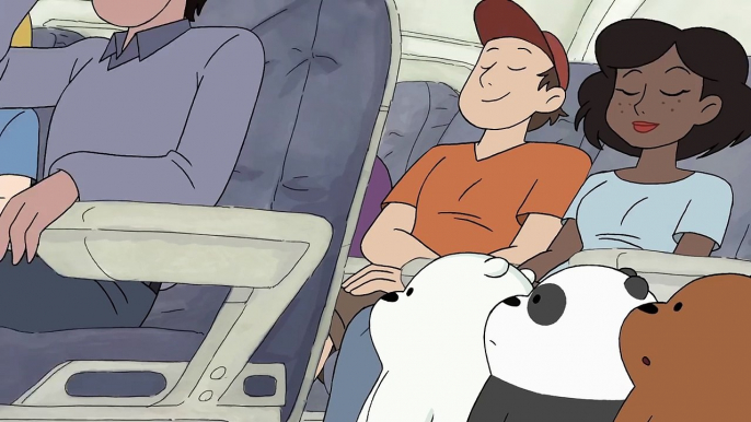 We Bare Bears | Baby Bears On A Plane | Cartoon Network