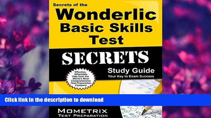 READ  Secrets of the Wonderlic Basic Skills Test Study Guide: WBST Exam Review for the Wonderlic