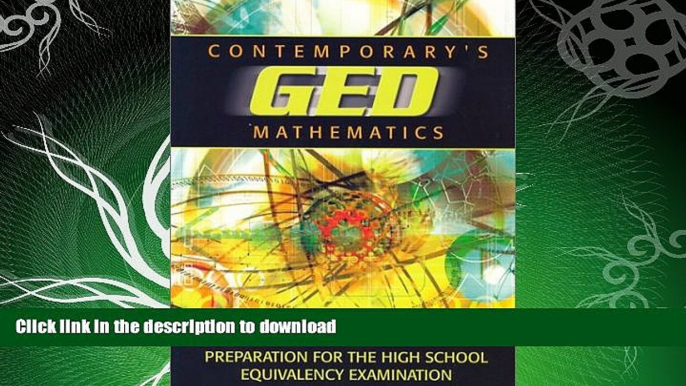 READ  Contemporary s GED Mathematics: Preparation for the High School Equivalency Examination