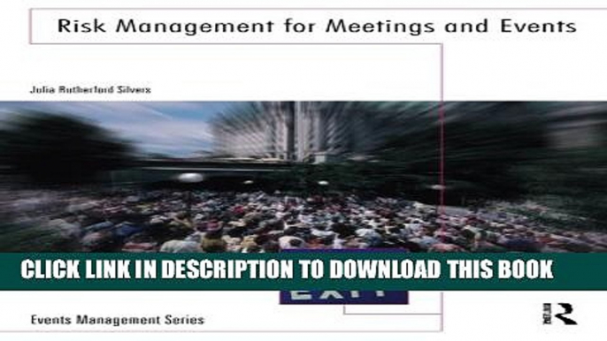 New Book Risk Management for Meetings and Events (Events Management)