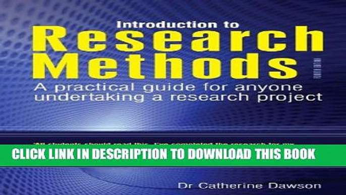 [PDF] Introduction to Research Methods: A Practical Guide for Anyone Undertaking a Research