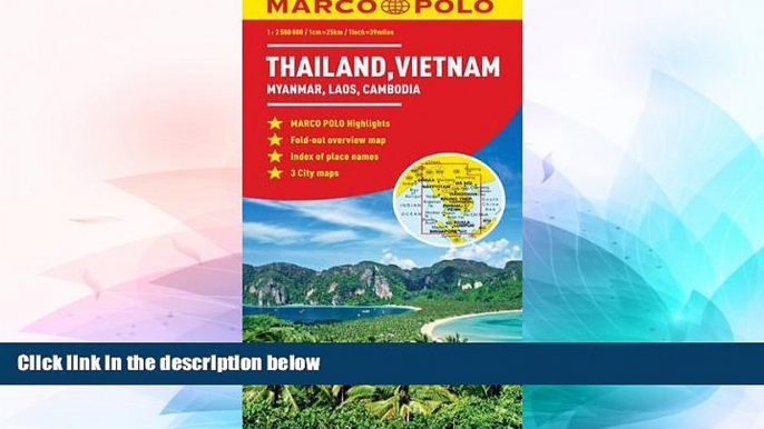 Big Deals  Thailand, Vietnam, Laos,   Cambodia Marco Polo Map (Marco Polo Maps)  Best Seller Books