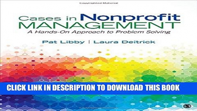 Collection Book CASES IN NONPROFIT MANAGEMENT