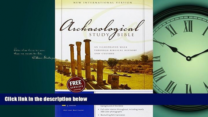 Enjoyed Read NIV, Archaeological Study Bible, Hardcover: An Illustrated Walk Through Biblical