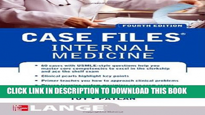 [PDF] Case Files Internal Medicine, Fourth Edition (LANGE Case Files) Full Online