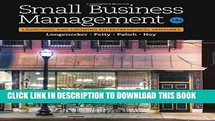 New Book Small Business Management: Launching   Growing Entrepreneurial Ventures