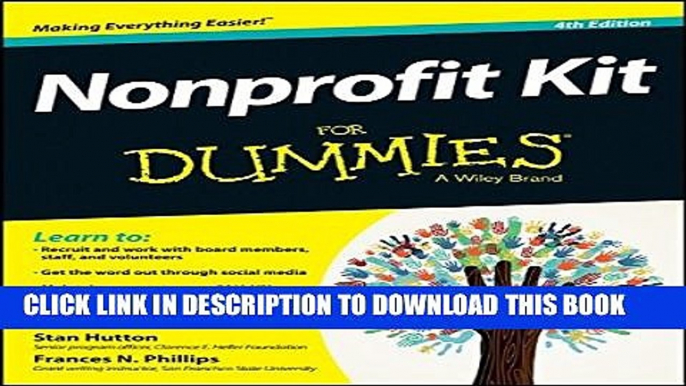 New Book Nonprofit Kit For Dummies