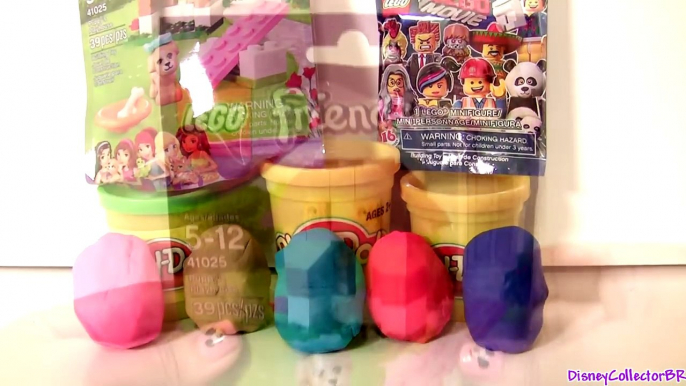 Play Doh Lego the Movie Easter Eggs Surprise + Lego-Friends Puppy Playhouse 41025 by Funtoys