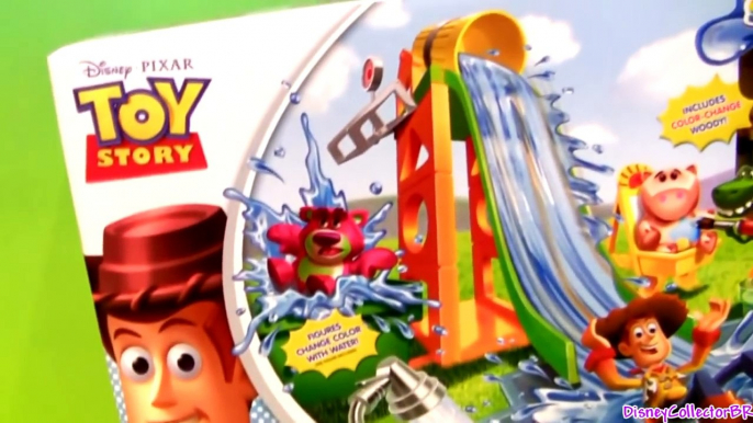 Disney Cars Pixar Toy Story Slide n Surprise Playground Color Changers - Brinquedos em Portugues