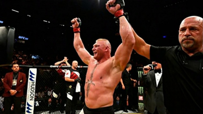 Brock Lesnar Derrota A Mark Hunt En UFC 200