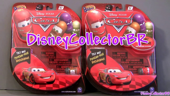 Cars 2 Mighty Beanz Toys Review Mater, Lightning McQueen, Flo, Ramone, Luigi, Guido Disney Pixar