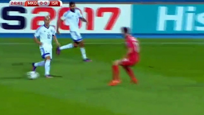 Tomer Hemed Goal HD - Macedonia 0-1 Israel 06-10-2016 HD