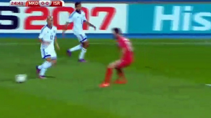 Tomer Hemed Goal HD - Macedonia 0-1 Israel 06-10-2016 HD