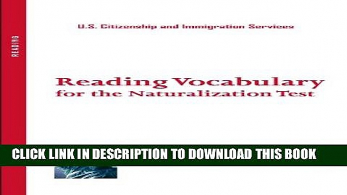 [PDF] Reading Vocabulary Flash Cards for the Naturalization Test Full Collection