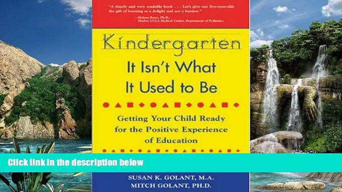 Books to Read  Kindergarten: It Isn t What It Used to Be  Best Seller Books Best Seller
