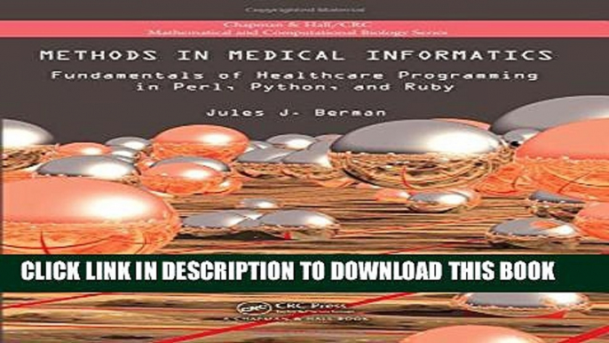 [PDF] Methods in Medical Informatics: Fundamentals of Healthcare Programming in Perl, Python, and