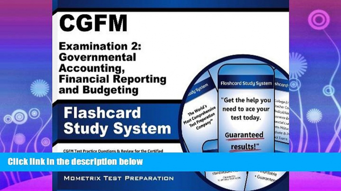 READ book  CGFM Examination 2: Governmental Accounting, Financial Reporting and Budgeting