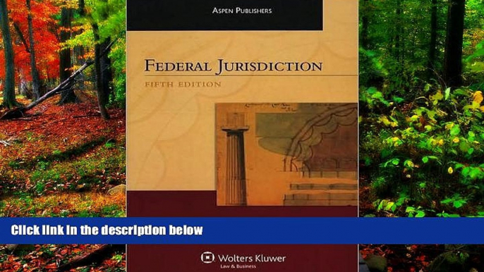 READ NOW  Federal Jurisdiction (text only) 5th (Fifth) edition by E. Chemerinsky  Premium Ebooks