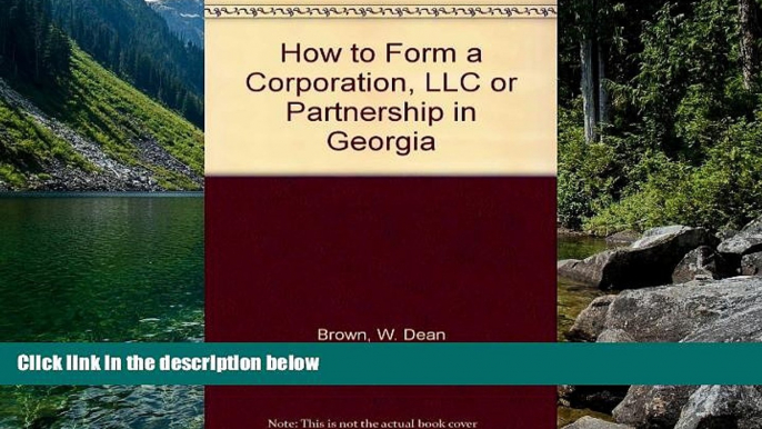 Deals in Books  How to Form a Corporation, LLC or Partnership in Georgia  Premium Ebooks Online