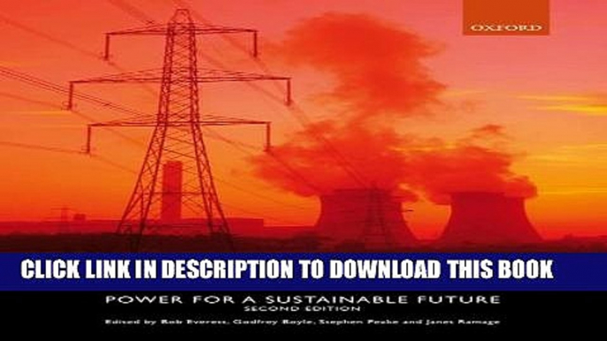 New Book Energy Systems and Sustainability: Power for a Sustainable Future