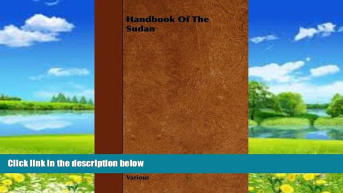 Must Have PDF  Handbook of the Sudan  Best Seller Books Best Seller