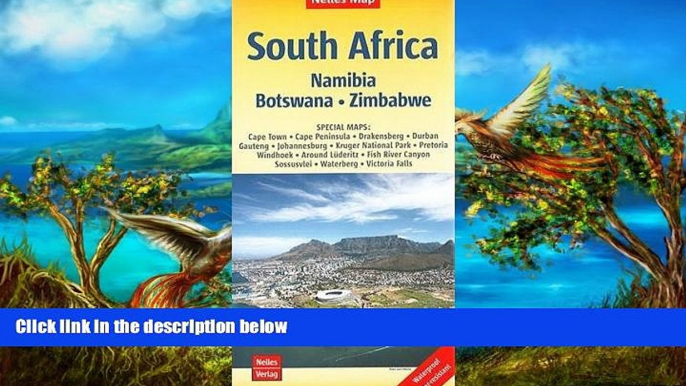 Big Deals  South Africa, Namibia, Bostwana, Zimbabwe Nelles Map 1:2.5M WP (English, French and