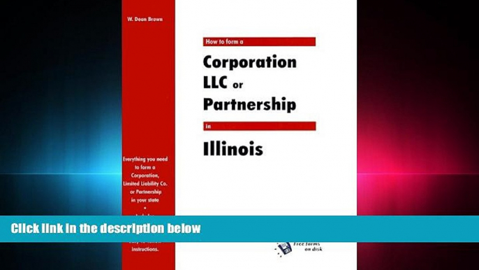 different   How to Form a Corporation, LLC or Partnership in Illinois (QuickStart)