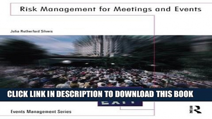 New Book Risk Management for Meetings and Events (Events Management)