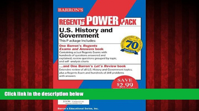 READ book  U.S. History and Government Power Pack (Regents Power Packs)  FREE BOOOK ONLINE