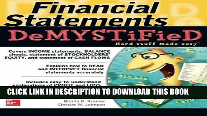 [PDF] Financial Statements Demystified: A Self-Teaching Guide Popular Online