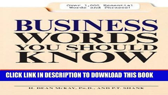 Collection Book Business Words You Should Know: From accelerated Depreciation to Zero-based