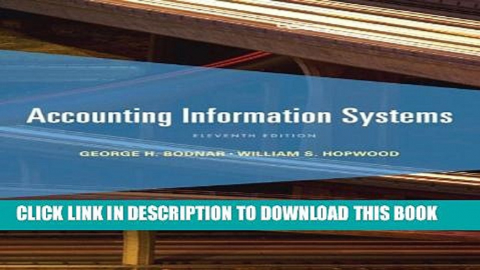 Collection Book Accounting Information Systems (11th Edition)