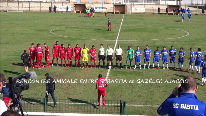 Rencontre SCBastia - Gazélec Ajaccio  7 octobre 2016