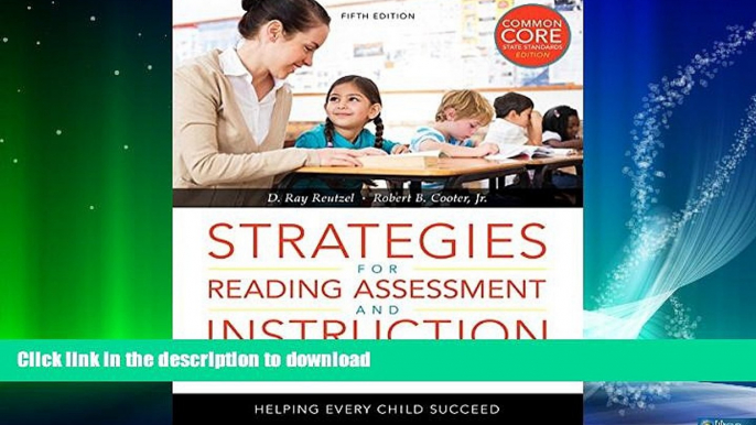 FAVORITE BOOK  Strategies for Reading Assessment and Instruction in an Era of Common Core