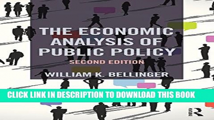 New Book The Economic Analysis of Public Policy