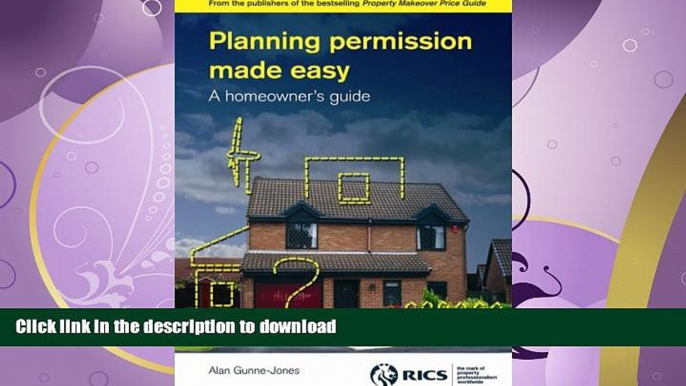 READ THE NEW BOOK Planning Permission Made Easy: A Homeowner s Guide READ EBOOK